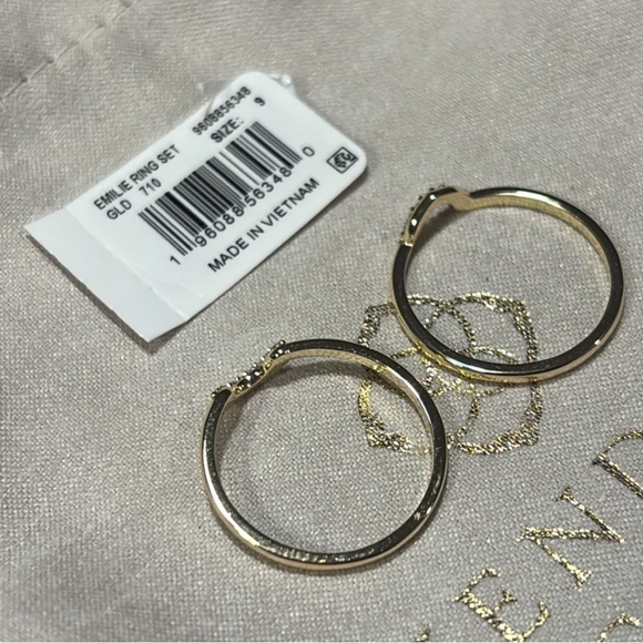 ✨FINAL HR TO BUY✨ NWT Kendra Scott Emilie Ring Kendra Scott Rings Gold Size 9 - Picture 9 of 9
